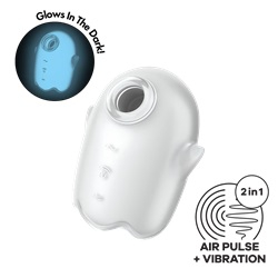 Vibrador con Pulso de Aire Glowing Ghost Satisfyer