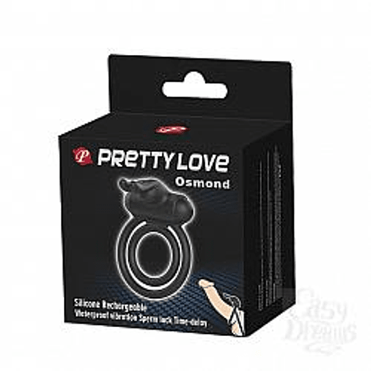 Anillo Vibrador Doble c/Conejo