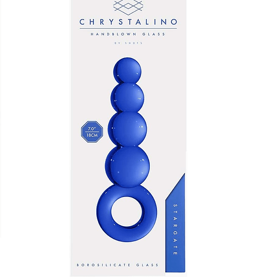 Dildo Anal y Vaginal de Vidrio Stargate