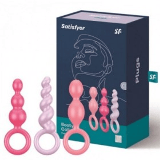 Plug Set De Entrenamiento Anal 3 Piezas Satisfyer