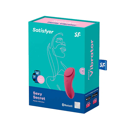 Satisfyer Sexy Secret Con App, Vibrador Panty Para Clitoris