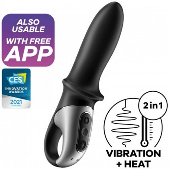 Vibrador Prostático Satisfyer Con App Hot Passion Negro