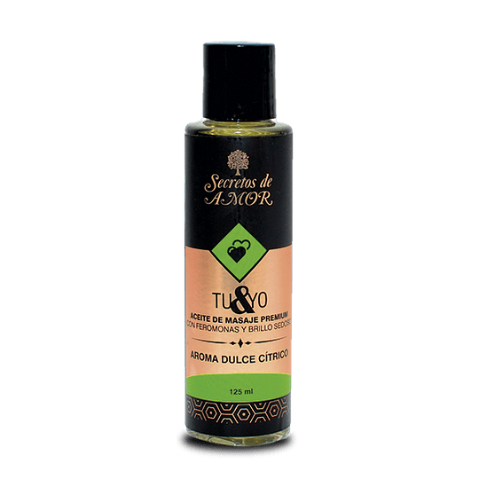 Aceite de masaje Tu y Yo Dulce Cítrico
