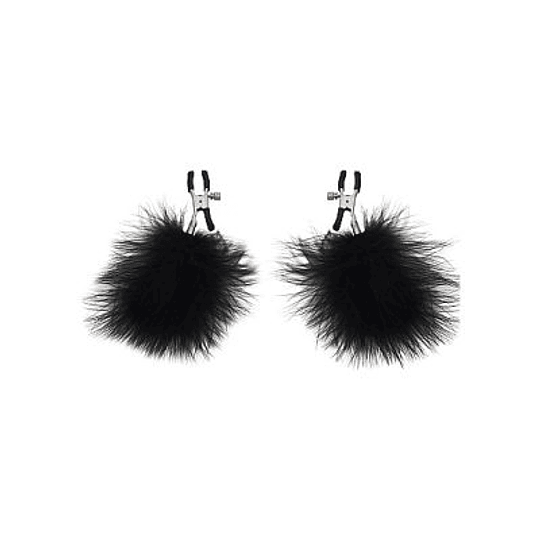Clips para Pezones c/ Plumas