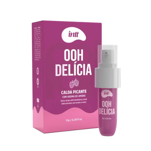 Gel Besable Cálido y Vibrante con Sabores Intt Mora