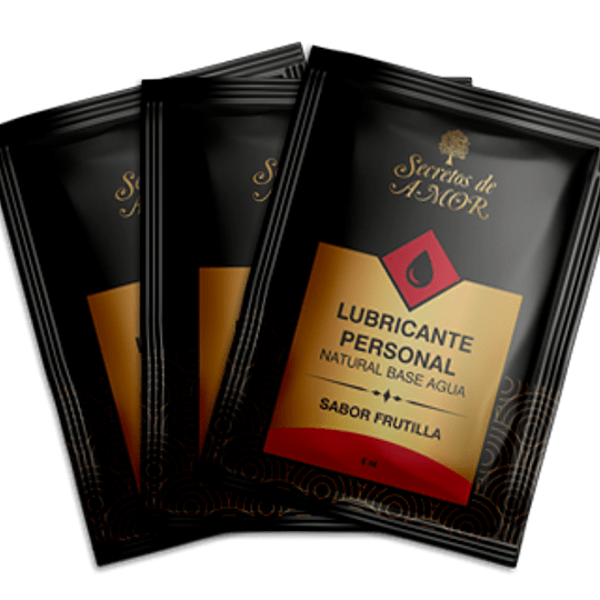 Sachet Lubricante Frutilla SDA x 3 unidades